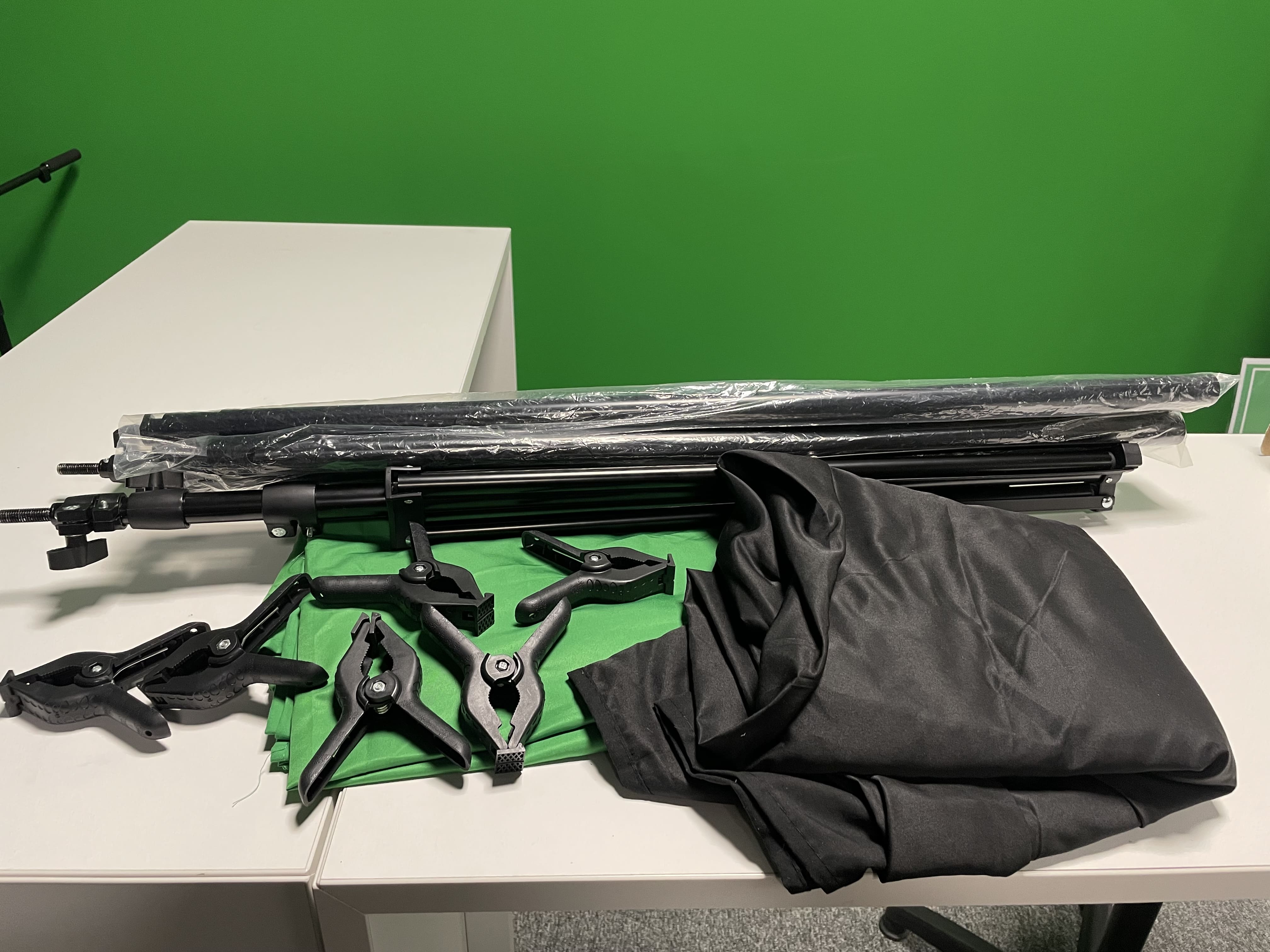 Set de fond vert portable